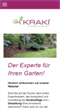 Mobile Screenshot of kraki-gartenpflege.de