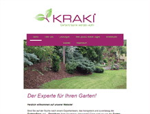 Tablet Screenshot of kraki-gartenpflege.de